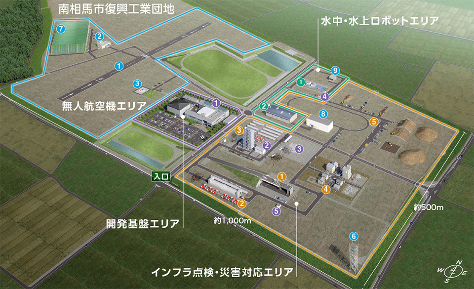 Fukushima Robot Test Field-Drawing